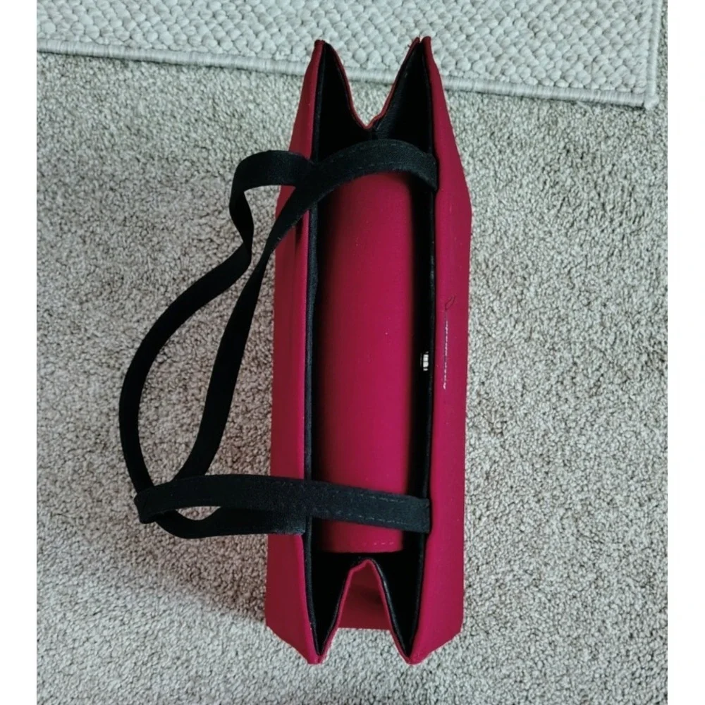 Kate‎ Spade Vintage Iconic 90s Original Nylon Box Purse Shoulder Bag Tote Red